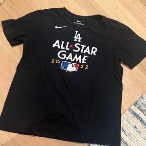 Nike Black All-Star Game Tee with White and Yellow Accents